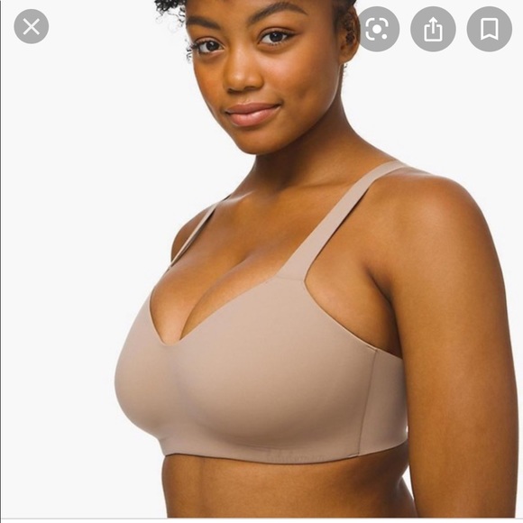lululemon athletica Other - Lululemon Hold True Bra in Sand Stone 36B